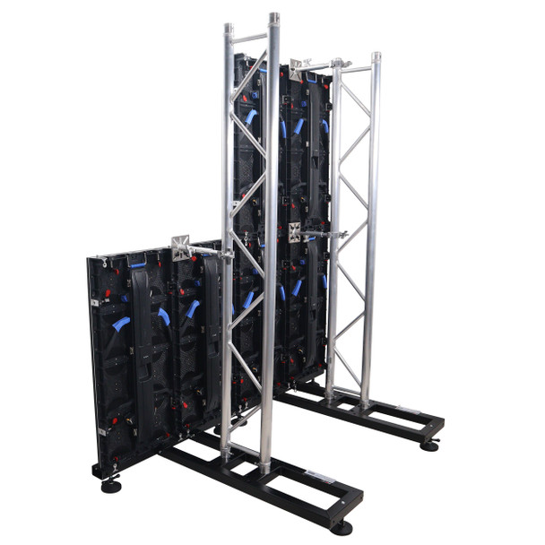 ProX Ground Support Stabilizing 1M / 3.28 Ft. T-Base for LED Screen Wall Stacking for F32 or 12-inch Bolt Truss Segments