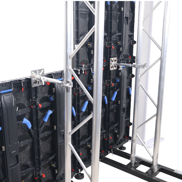 ProX Ground Support Stabilizing 1M / 3.28 Ft. T-Base for LED Screen Wall Stacking for F32 or 12-inch Bolt Truss Segments