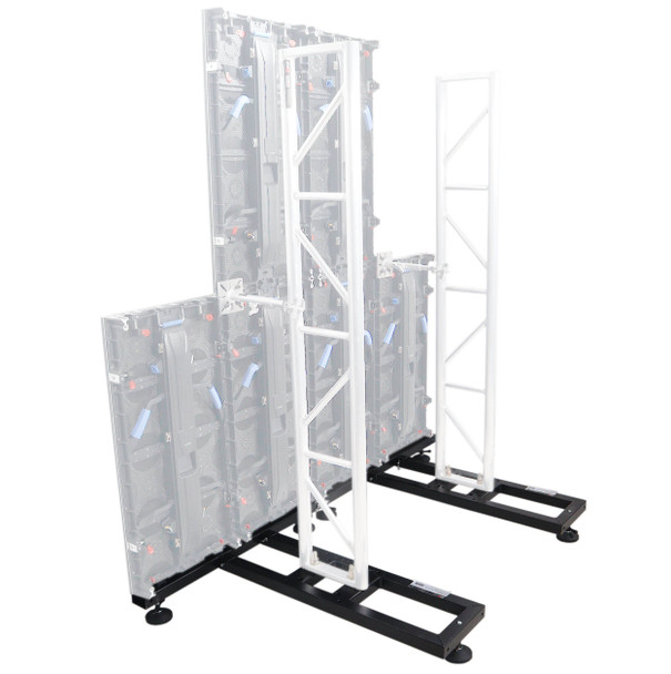 ProX Ground Support Stabilizing 1M / 3.28 Ft. T-Base for LED Screen Wall Stacking for F32 or 12-inch Bolt Truss Segments