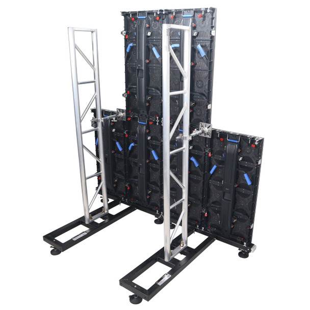 ProX Ground Support Stabilizing 1M / 3.28 Ft. T-Base for LED Screen Wall Stacking for F32 or 12-inch Bolt Truss Segments