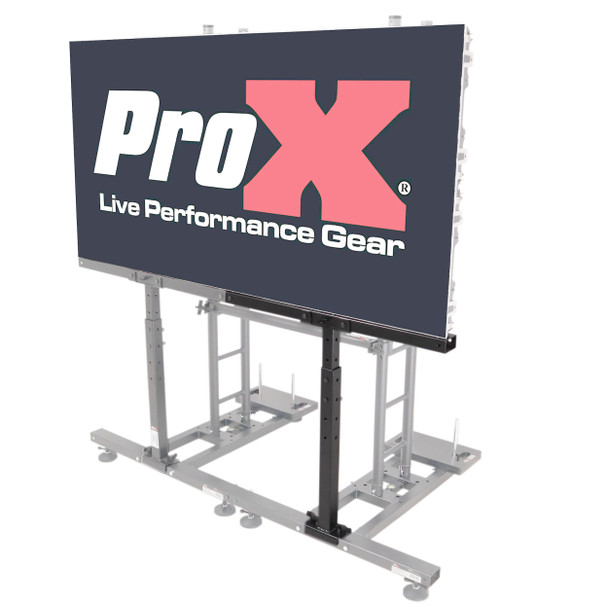ProX LED Panel Ground Support Stand, Adjustable Height 24-40", Works with XT-GSWSB MK2 - Steel Multi-Linkable System