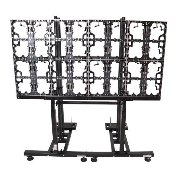 ProX LED Panel Ground Support Stand, Adjustable Height 24-40", Works with XT-GSWSB MK2 - Steel Multi-Linkable System