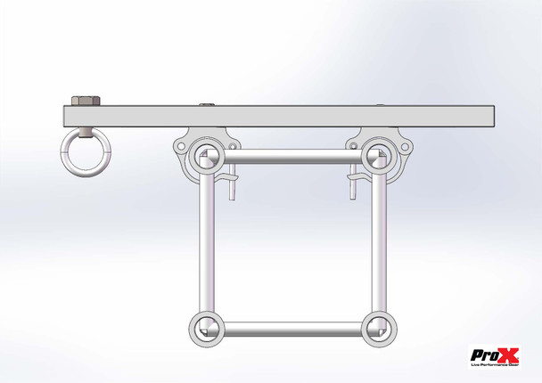 ProX Top Panel Top Pick Pro Point for Video Wall Truss Hanging Bracket Adjustable F34-44 / 12-16" Truss