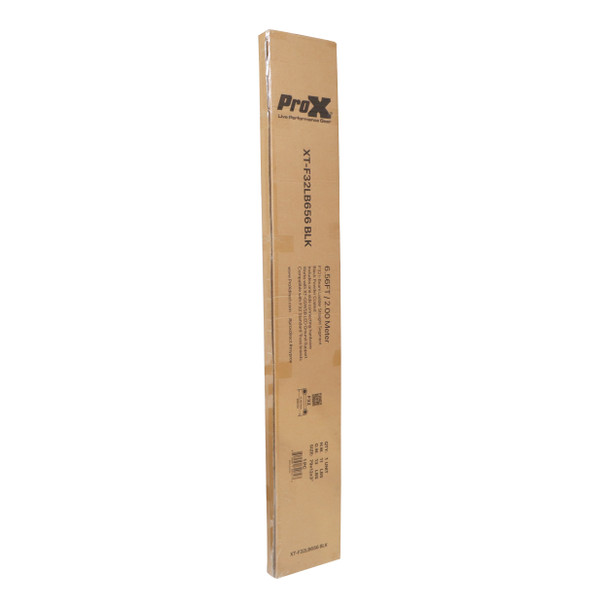 ProX 6.56 Ft. (2.00m) F32 I-Beam Segment Linear Truss 2mm Wall in BLACK