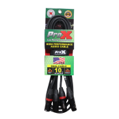 ProX XC-DXLR10 Professional Balanced Dual XLR Audio Cable for Studio Recording, PA Systems, Live Sound, and Audio Networking