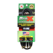 ProX XC-DRCA3 Dual RCA Male Stereo Audio Cable with Oxygen-Free Copper Conductors and Gold-Plated Connectors