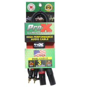 ProX XC-DRXM03 Professional XLR to RCA Audio Cable Designed for Studio Recording, DJ Setups, Mixers, and Audio Interfaces