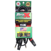 ProX XC-DSXF03 Professional Balanced Audio Cable Designed for Mixers, Audio Interfaces, Studio Recording, and Live Sound Systems