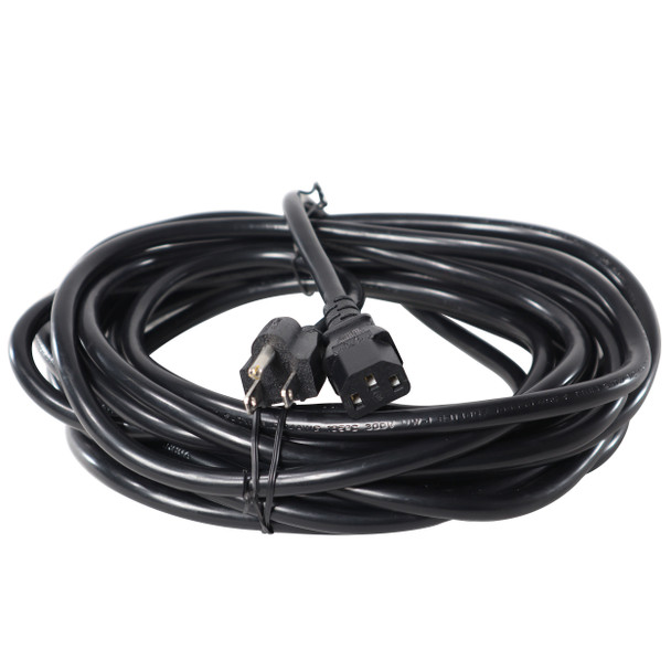 ProX XC-IEC14-06 6ft NEMA 5-15P to IEC C13 replacement power cord coiled for display with durable 14AWG construction.