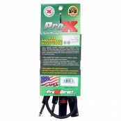 ProX XC-DPXM03 High-Performance Dual TS to Dual XLR Audio Cable Featuring Flexible PVC Jacket, Premium Connectors, and Reliable Signal Transfer