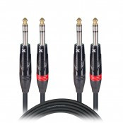 ProX XC-DTRS10 Dual 1/4 Inch TRS Male to Dual 1/4 Inch TRS Male Audio Cable for Mixers, Audio Interfaces, Studio Equipment, Patch Bays, and Live Sound Applications