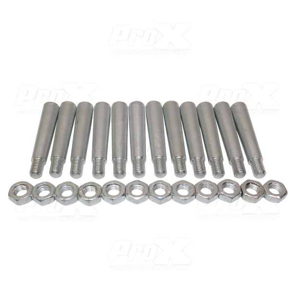ProX 12 Pack Tapered Shear Pin With Threaded Tip And Nut For Conical Coupler