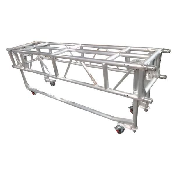 ProX 8 Ft. Pre-Rig Rectangular Truss Segment with Removable Rolling Base System