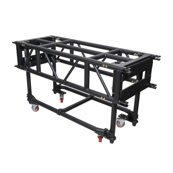 ProX 5 Ft. Pre-Rig Truss Segment with Removable Rolling Base System BLACK
