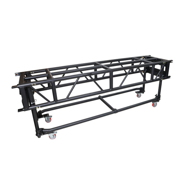 ProX 8 Ft. Pre-Rig Truss Segment with Removable Rolling Base System BLACK