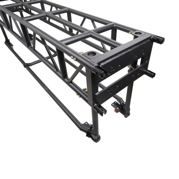 ProX 8 Ft. Pre-Rig Truss Segment with Removable Rolling Base System BLACK