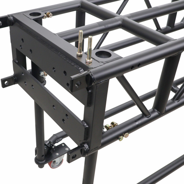 ProX 8 Ft. Pre-Rig Truss Segment with Removable Rolling Base System BLACK