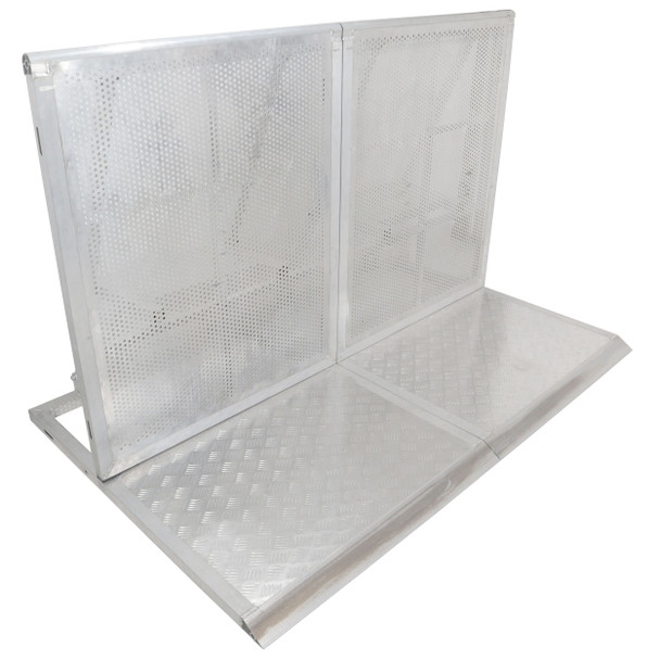 ProX 4 Ft. Heavy-duty Aluminum Ventilated Crowd Barrier Barricade and Base