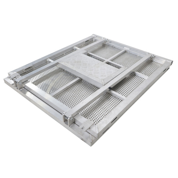 ProX 4 Ft. Heavy-duty Aluminum Ventilated Crowd Barrier Barricade and Base