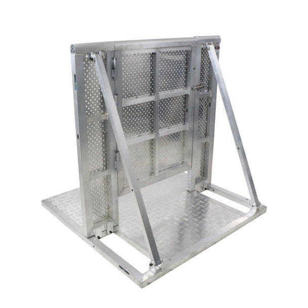 ProX 4 Ft. Heavy-duty Aluminum Ventilated Crowd Barrier Door and Base