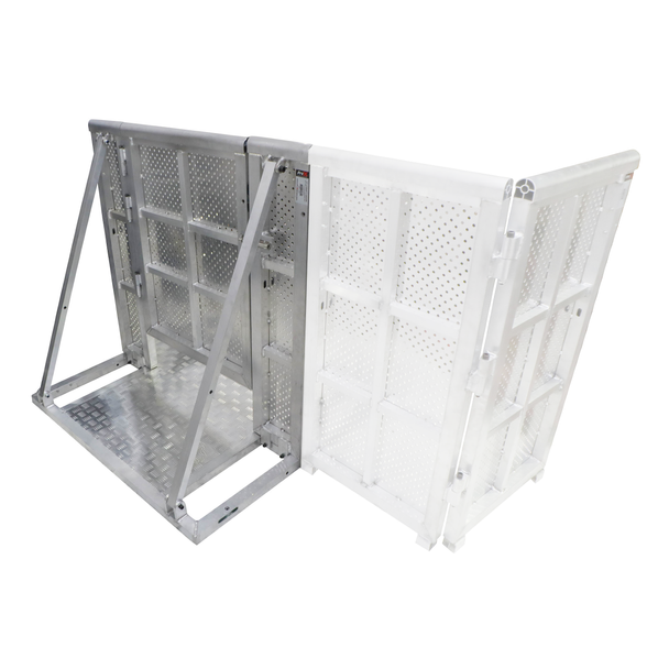 ProX 4 Ft. Heavy-duty Aluminum Ventilated Crowd Barrier Door and Base