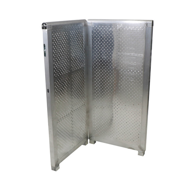 ProX 4 Ft. Heavy-duty Aluminum Ventilated Crowd Barrier Corner and Base