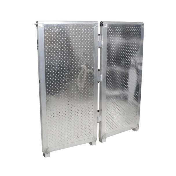 ProX 4 Ft. Heavy-duty Aluminum Ventilated Crowd Barrier Corner and Base