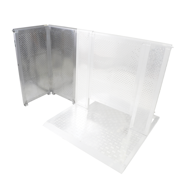 ProX 4 Ft. Heavy-duty Aluminum Ventilated Crowd Barrier Corner and Base