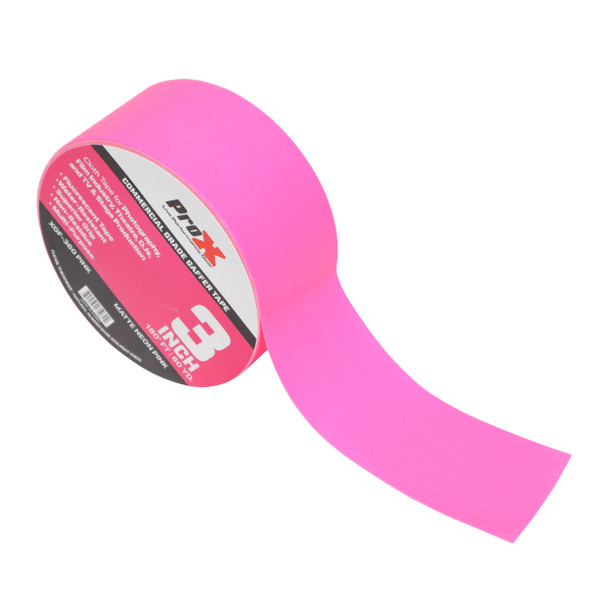 ProX 3 Inch 180 Ft. 60YD Pink Commercial Grade Gaffer Tape AV Pros Choice Non-Residue