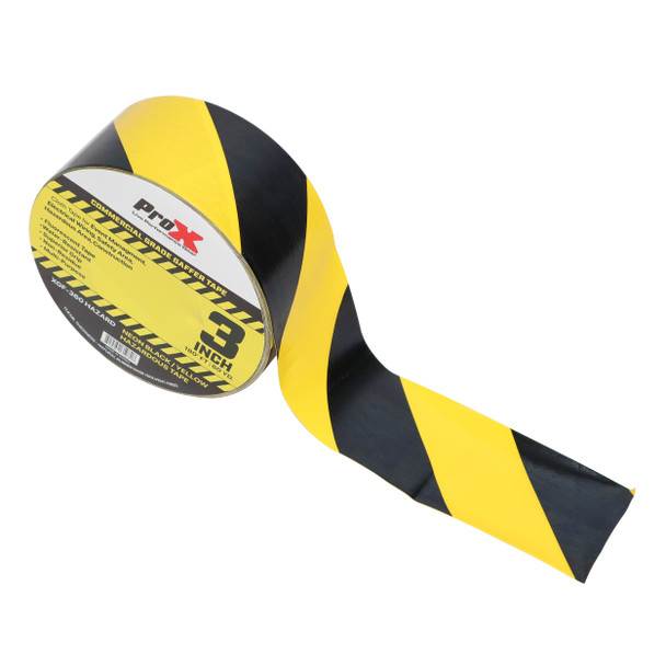 ProX 3 Inch 180 Ft. 60YD Hazardous Commercial Grade Gaffer Tape Pros Choice Non-Residue