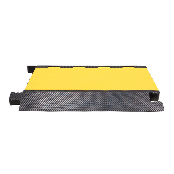 ProX 4-Channel Rubber Cable Protector Ramp Speed Bump Cover Indoor Outdoor " Supports up to 60 Tons