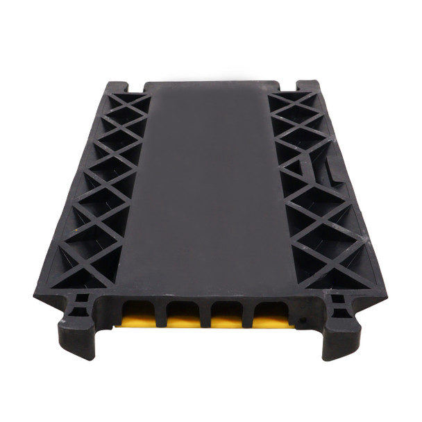 ProX 4-Channel Rubber Cable Protector Ramp Speed Bump Cover Indoor Outdoor " Supports up to 60 Tons
