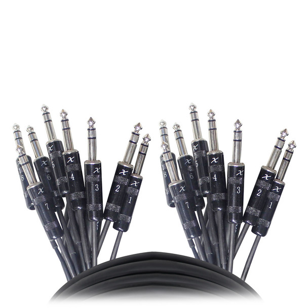 ProX XC-8TRS10 8 Channel TRS Balanced Snake Cable 10ft