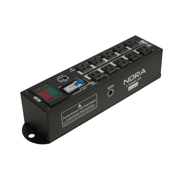 ProX NORA portable power distribution solution with surge protection and 20A breaker for stage productions