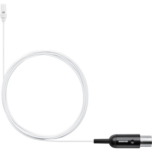 Shure UL4 UniPlex Cardioid Subminiature Lavalier Microphone White TA4F
