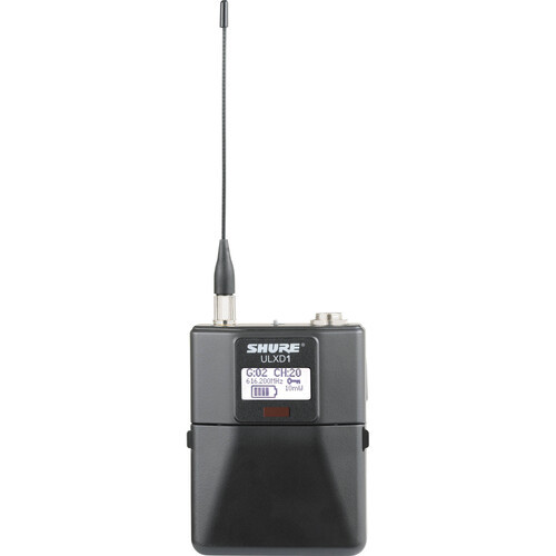Shure ULXD1LEMO3-G57 Digital Wireless Bodypack Transmitter with 3-Pin LEMO