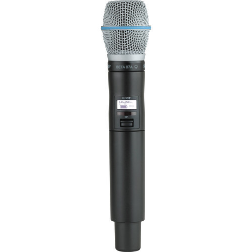Shure ULXD2-B87A-G57 Digital Handheld Wireless Microphone Transmitter with Beta 87A Capsule