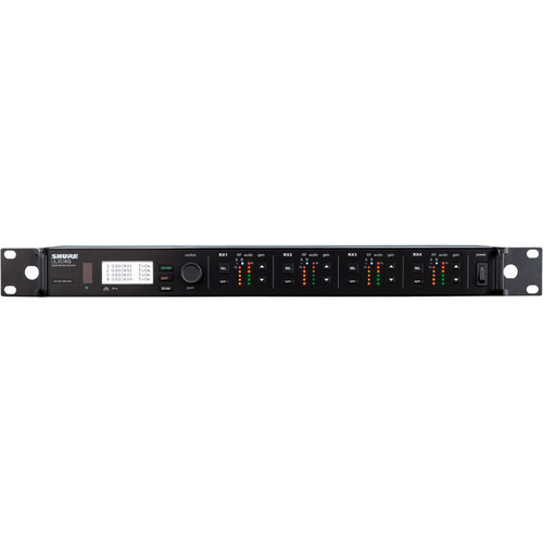 Shure ULXD4Q-GV-G57 Quad-Channel Digital Wireless Receiver