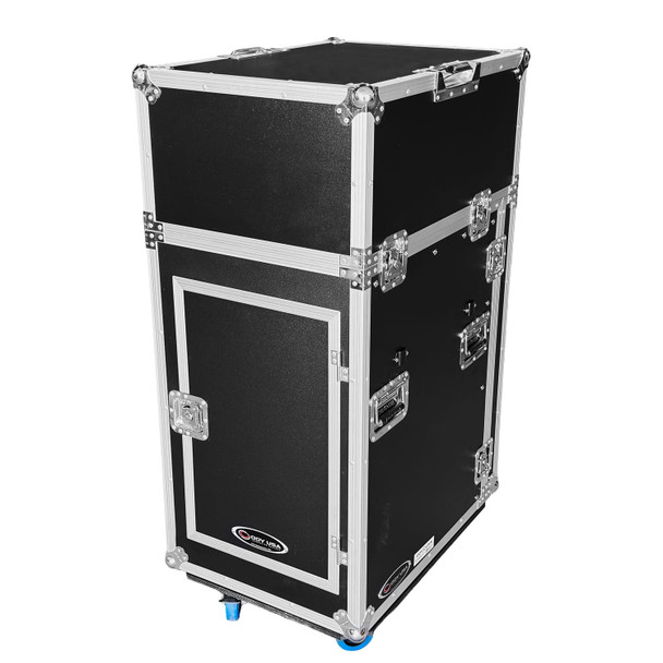 Odyssey FZTC1316WDLX 13U Top 16U Bottom Combo Rack