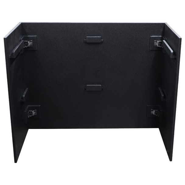 Odyssey Cases PDJBOOTH483824BLACK Folding DJ Booth Black