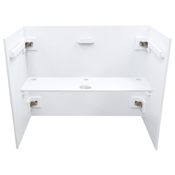 Odyssey Cases PDJBOOTH483824WHITE Folding DJ Booth White