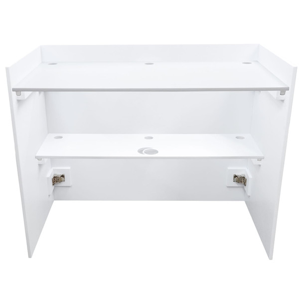 Odyssey Cases PDJBOOTH483824WHITE Folding DJ Booth White