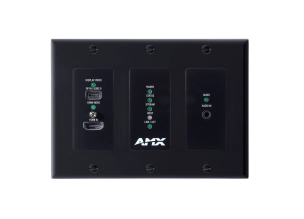 AMX NMX-ENC-N2615-WP 4K60 Encoder Wallplate