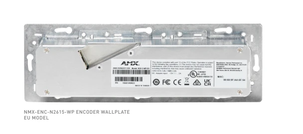 AMX NMX-ENC-N2615-WP 4K60 Encoder Wallplate