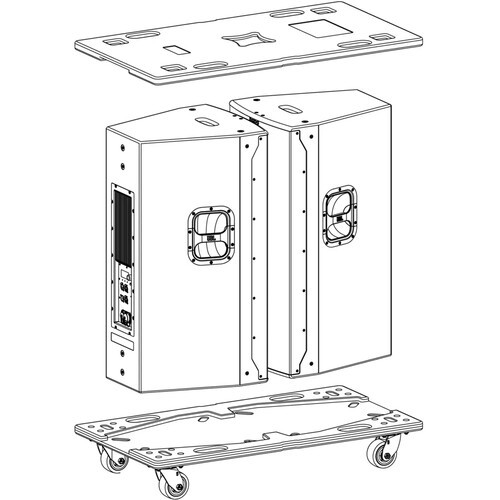JBL SRX922 VT Vertical Transporter for Two SRX922 Loudspeakers