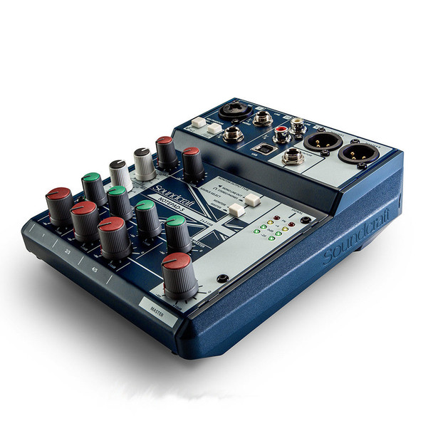 Soundcraft SCR-5085980US-01 Notepad-5 Analog Mixer with USB
