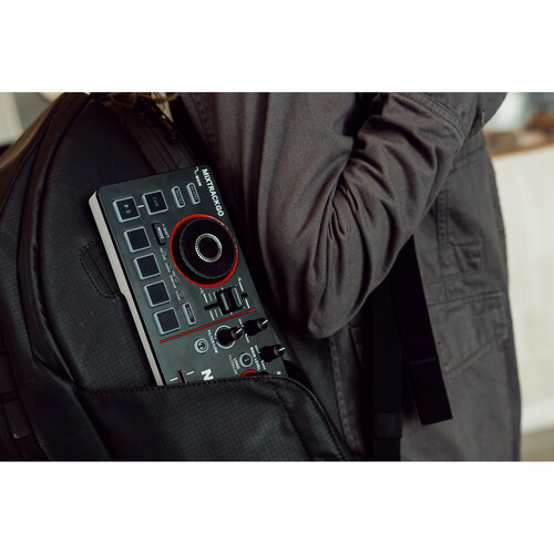 Numark MixTrack Go Ultra-Portable 2-Deck DJ Controller with Stems Control