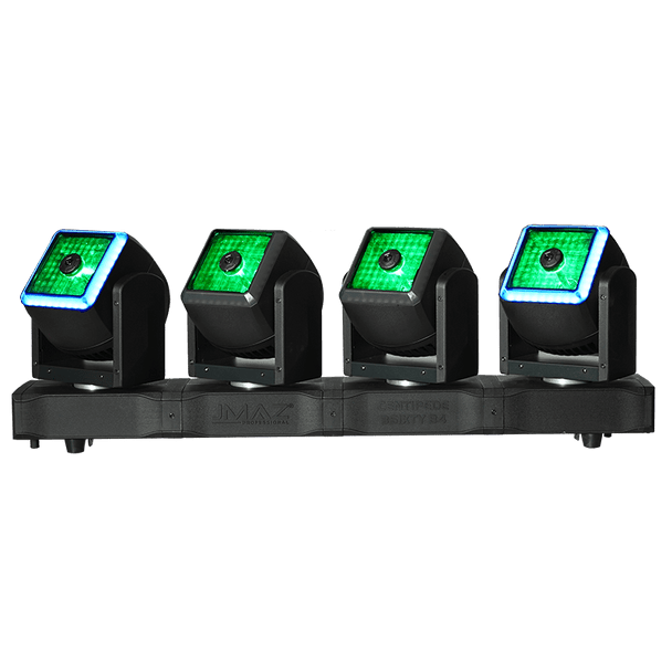 Jmaz Lighting JP1005 Centipede 3SIXTY B4 RGBW LED Intelligent 4 Moving Head Bar