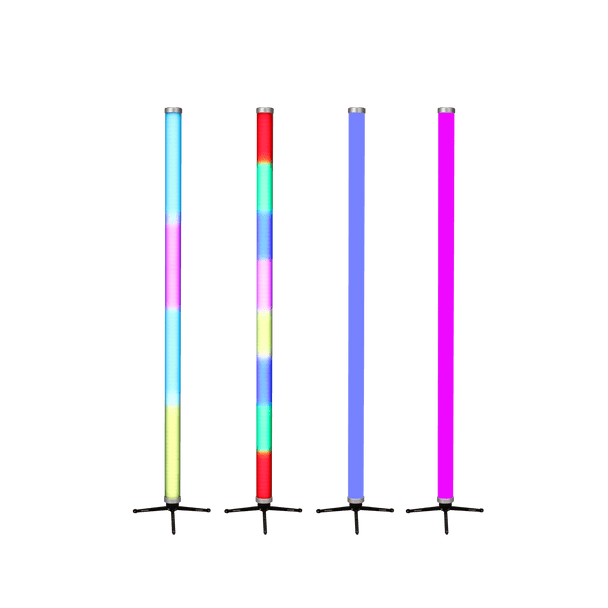 Jmaz Lighting JP2003 Electro T4 4Pack RGBW Battery-Powered Outdoor LED Pixel Tube Kit