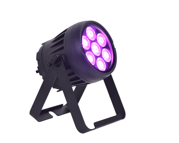 Jmaz Lighting JP2008 Electro Panel W7 RGB+LIME Battery-Powered Outdoor LED Par Light